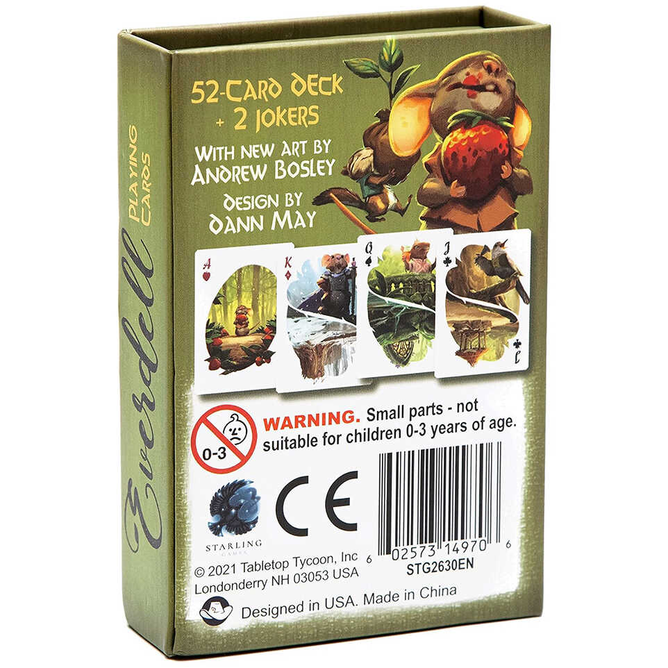 Everdell Playing Cards Box Rear