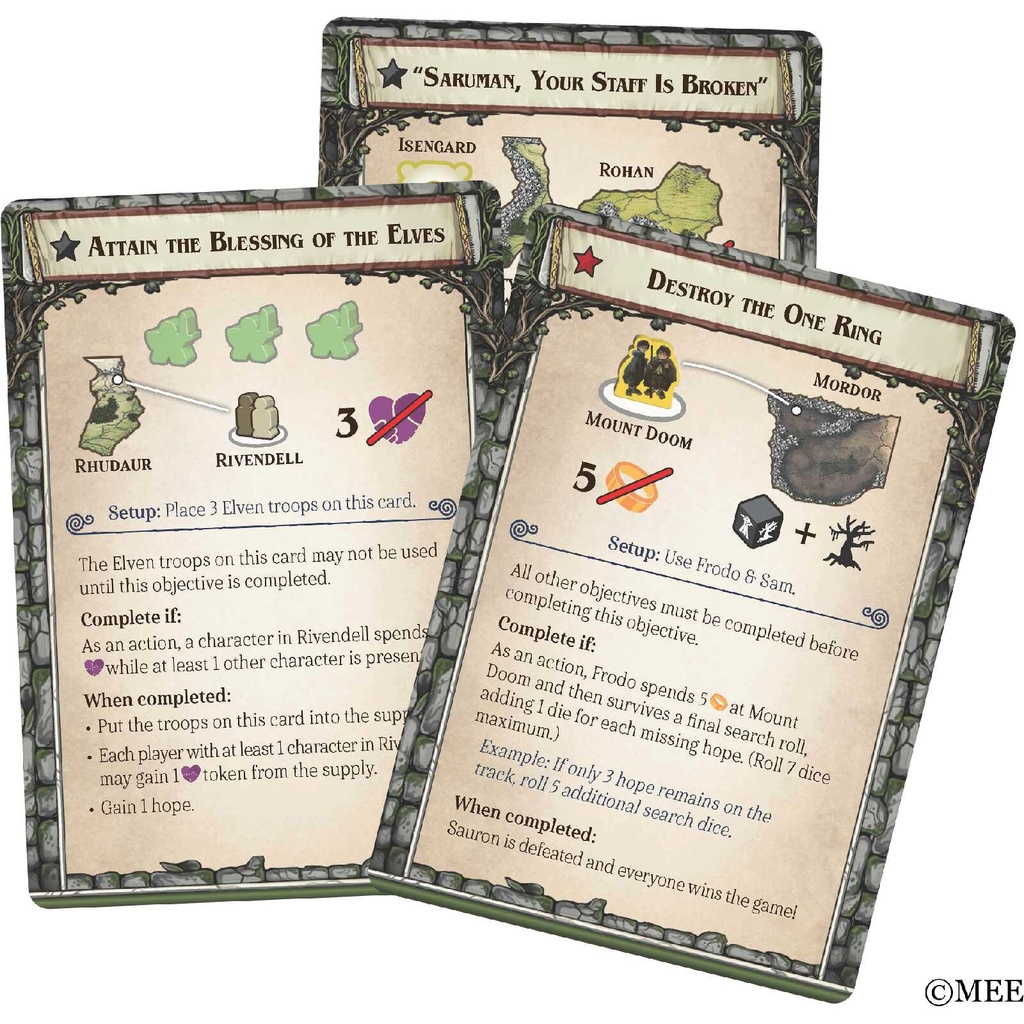 The Lord of the Rings: Fate of the Fellowship Cards