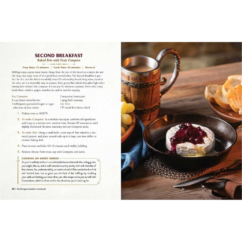 Dungeonmeister Cookbook Sample Page
