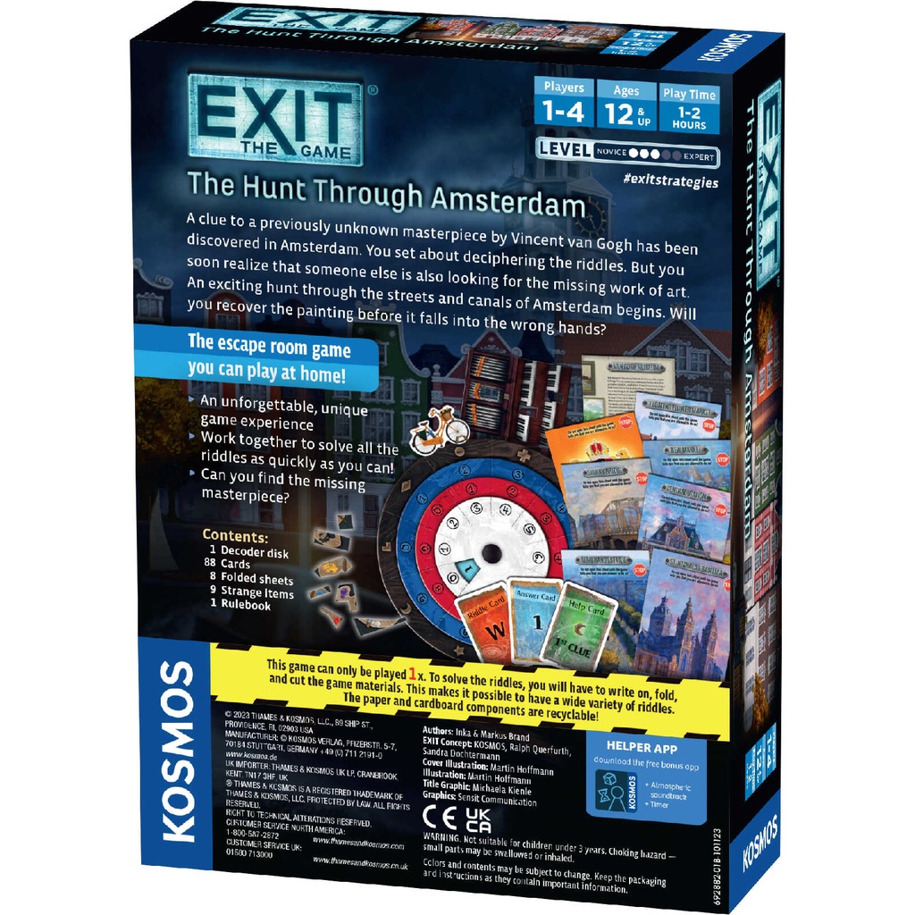 EXIT: The Hunt through Amsterdam Box Rear