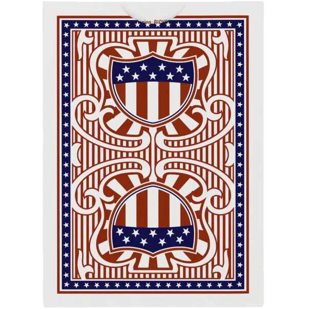 Bicycle Playing Cards: Stars & Stripes Cover Rear