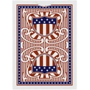 Bicycle Playing Cards: Stars & Stripes Cover Rear