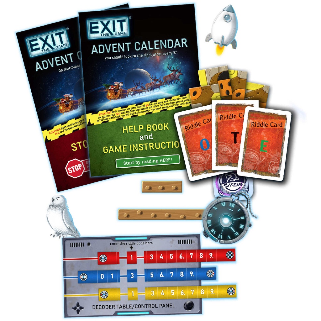 EXIT: The Intergalactic Race - Advent Calendar Components