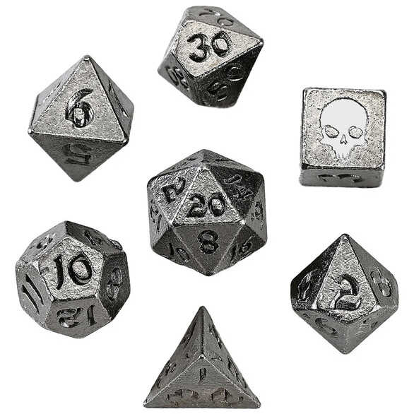 Hymgho: 7-Set Unseelie Mini Metal: Gunmetal Components