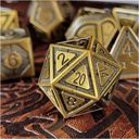 Forged - Ancient Chaos Metal RPG 7 Dice Set