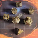 Forged - Ancient Chaos Metal RPG 7 Dice Set