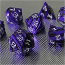 Forged - Dark Matter Metal RPG 7 Dice Set