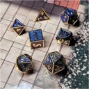 Forged - Arcane Mystery Metal RPG 7 Dice Set