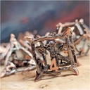 Forged - Wicker Dragon Copper Metal RPG 7 Dice Set