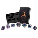 Forged - Royal Mystic Purple Metal RPG 7 Dice Set