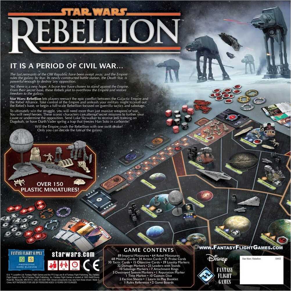 Star Wars: Rebellion Cover Reear