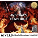 R-AND THAT'S HOW I DIED