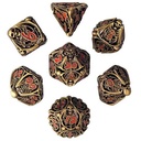 Forged - Lich's Fate Hollow Metal RPG 7 Dice Set