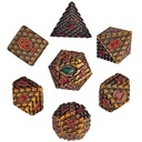 Forged - Dragon's Gaze Bronze Metal RPG 7 Dice Set