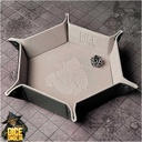Forged - Dice Goblin Hexagon Snap Folding Dice Tray -Gray