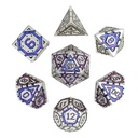Forged - Nexus Purple Metal RPG 7 Dice Set