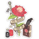 Forged - GlassStaff Sticker Carpe DM