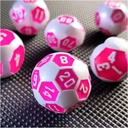 Forged - Diva's Mech Metal RPG 7 Dice Set