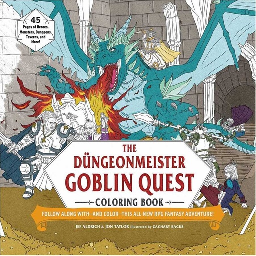 [ADAMS_21204] The Dungeonmeister Goblin Quest Coloring Book