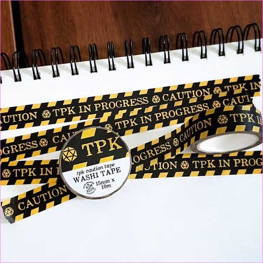 [FAIRE_SBT_WASTPK] Caution - TPK in Progress Washi Tape