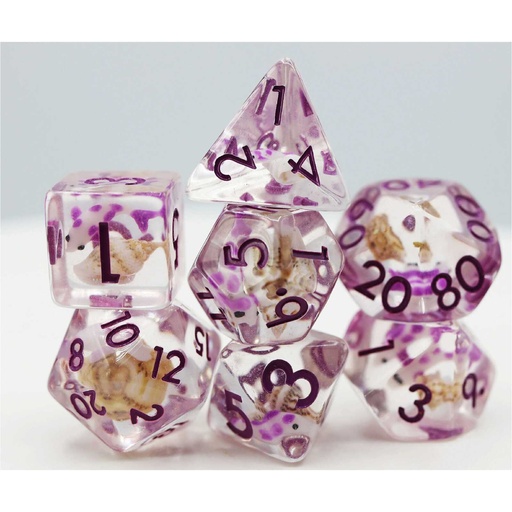 [FOM_2352] Foam Brain - Purple Koi Fish RPG Dice Set