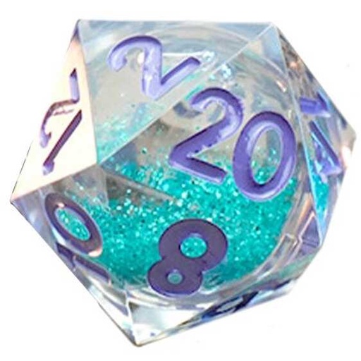 [MTD_96120] FanRoll: d20 Liquid Core Elixir Dice: Disco Vibes