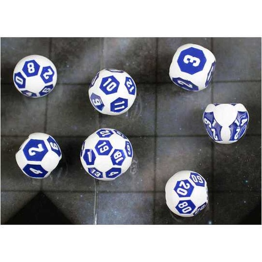 [FORGE_DROID-SUPPORT7] Forged - Droid Support Metal RPG 7 Dice Set