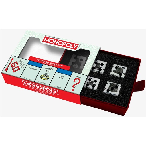 [MTD_11201] FanRoll: Monopoly 22mm Dice Set: Token Inclusions