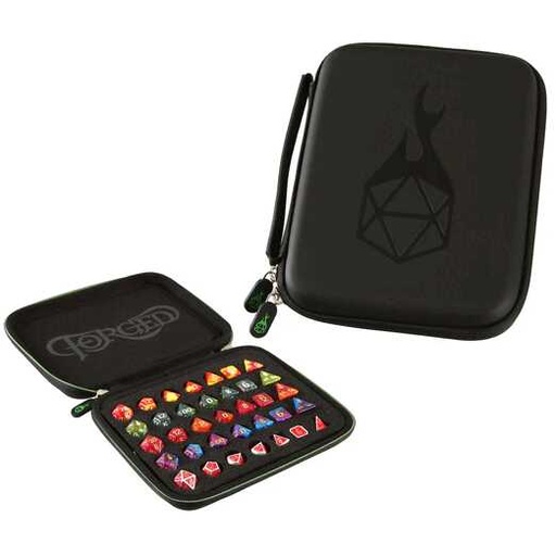 [FORGE_DICE-CS-FOM-GRN] Forged - Forged Zip-Close Dice Box, Dice Tray, & Storage Case - Green