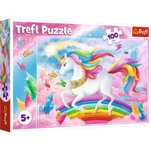 [TREFL_16364] Puzzle: Crystal World of Unicorns 100pc