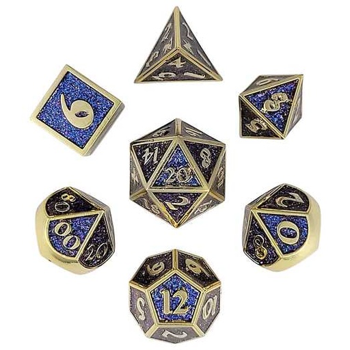 [FORGE_FG-DC-ARCMYS7] Forged - Arcane Mystery Metal RPG 7 Dice Set