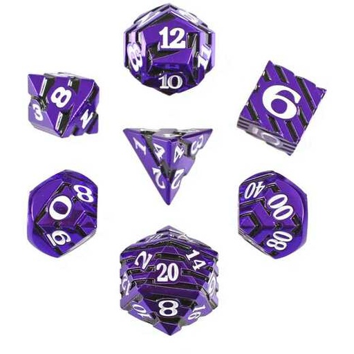 [FORGE_DARK-MATTER7] Forged - Dark Matter Metal RPG 7 Dice Set