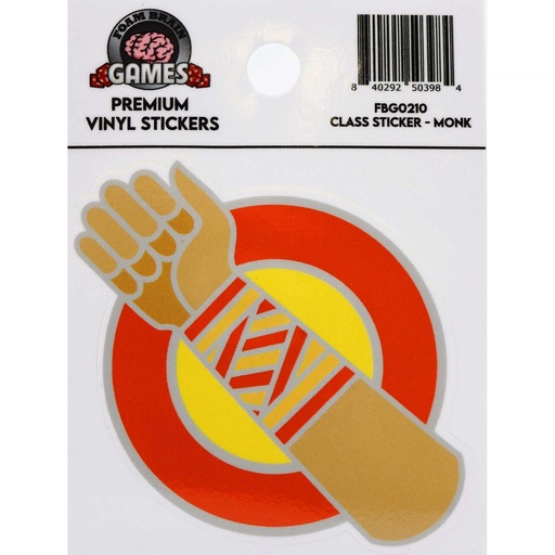 [FOM_0210] Foam Brain - Class Sticker: Monk