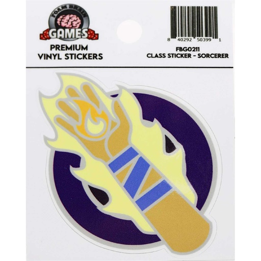 [FOM_0211] Foam Brain - Class Sticker: Sorcerer