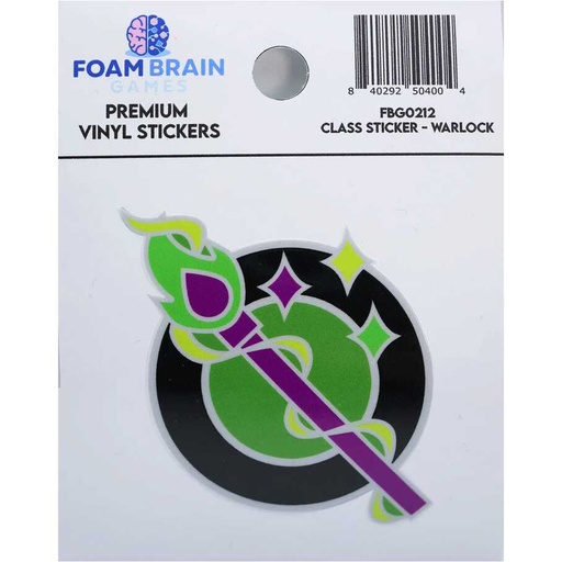 [FOM_0212] Foam Brain - Class Sticker: Warlock