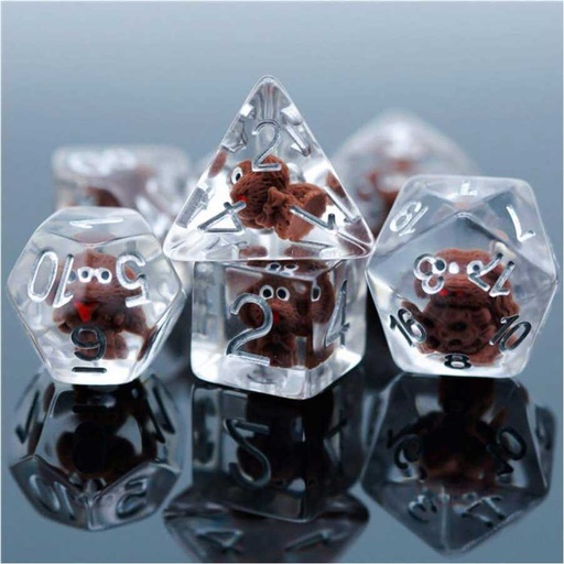 [FOM_1017] Foam Brain - Fluffy Puppy RPG Dice Set
