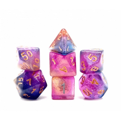 [FOM_1269] Foam Brain - Andromeda’s Nebula RPG Dice Set