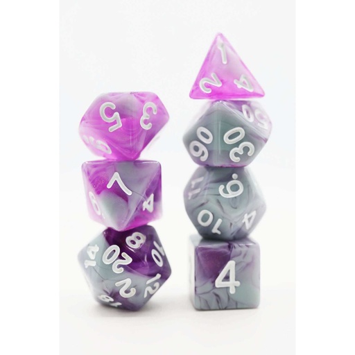 [FOM_2173] Foam Brain - Stars Shine RPG Dice Set