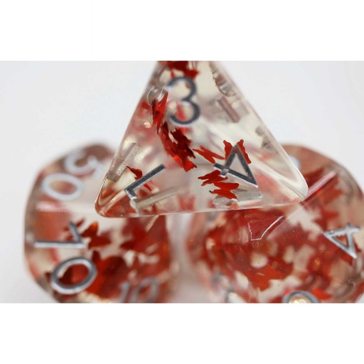 [FOM_2311] Foam Brain - Butterfly Kiss - Orange RPG Dice Set
