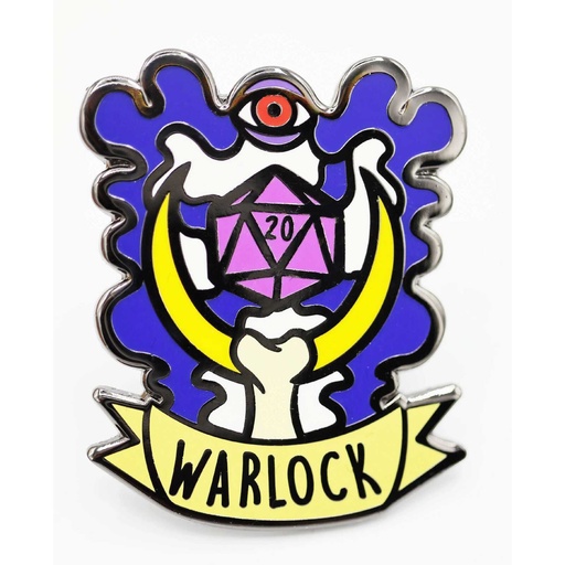 [FOM_3010] Foam Brain - Banner Class Pins: Warlock
