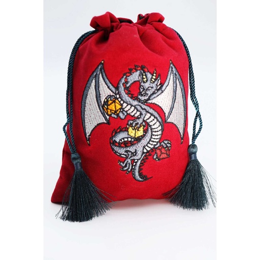 [FOM_6048] Foam Brain - Dice Bag - Black Dragon
