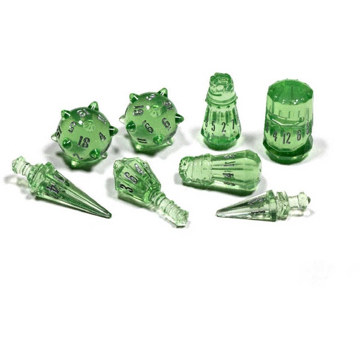 [POLYH_PHD2315] PolyHero Warrior 8 Dice Set Wraith Knight