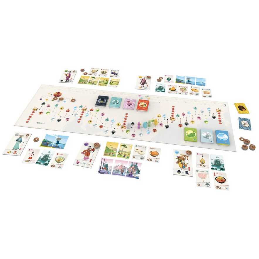 Tokaido - 10th Anniversary Edition Setup In Play