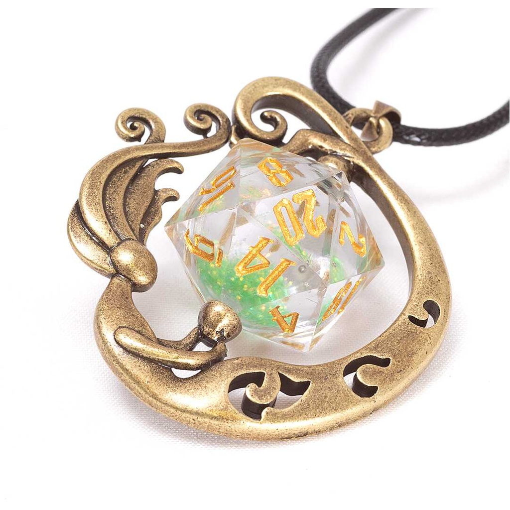 Necklace: Mermaid D20 Component