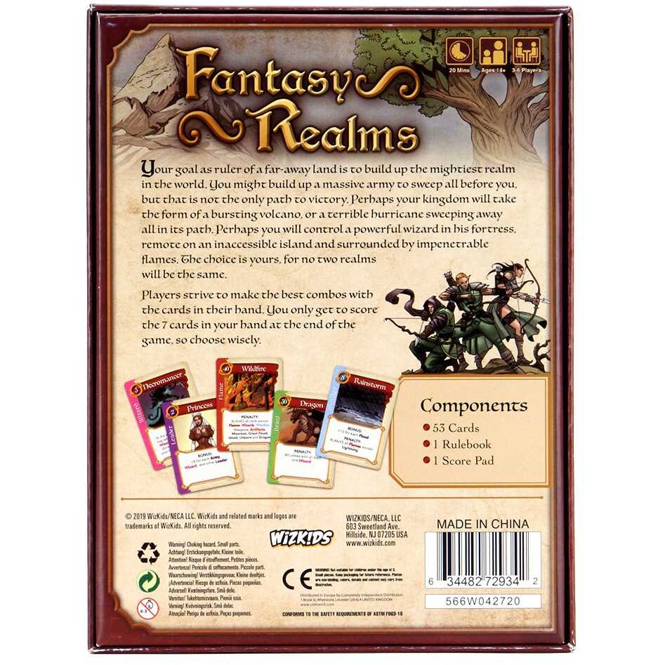 Fantasy Realms Cover Rear