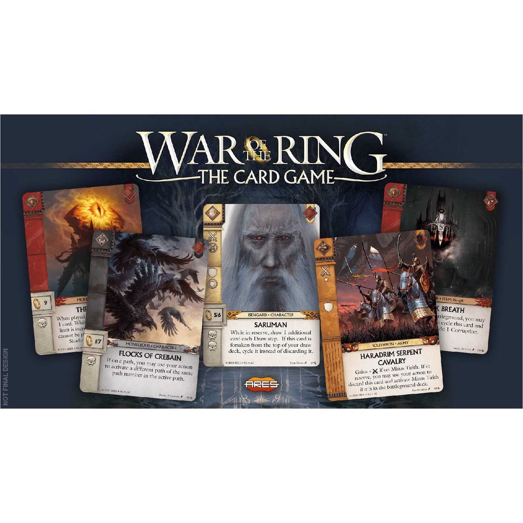 War of the Ring: The Card Game Sample Cards