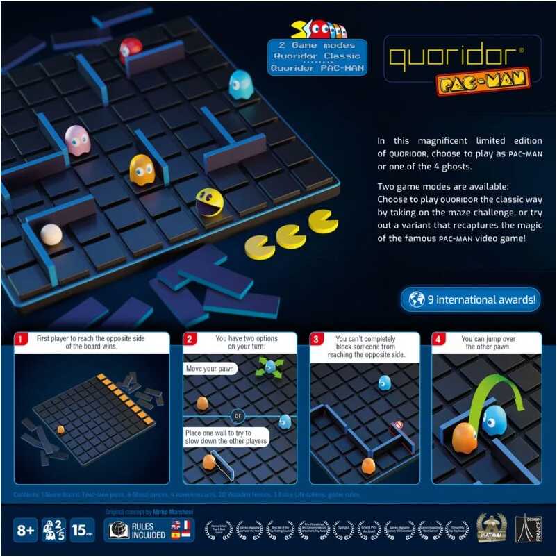 Quoridor Pac-Man Cover Rear