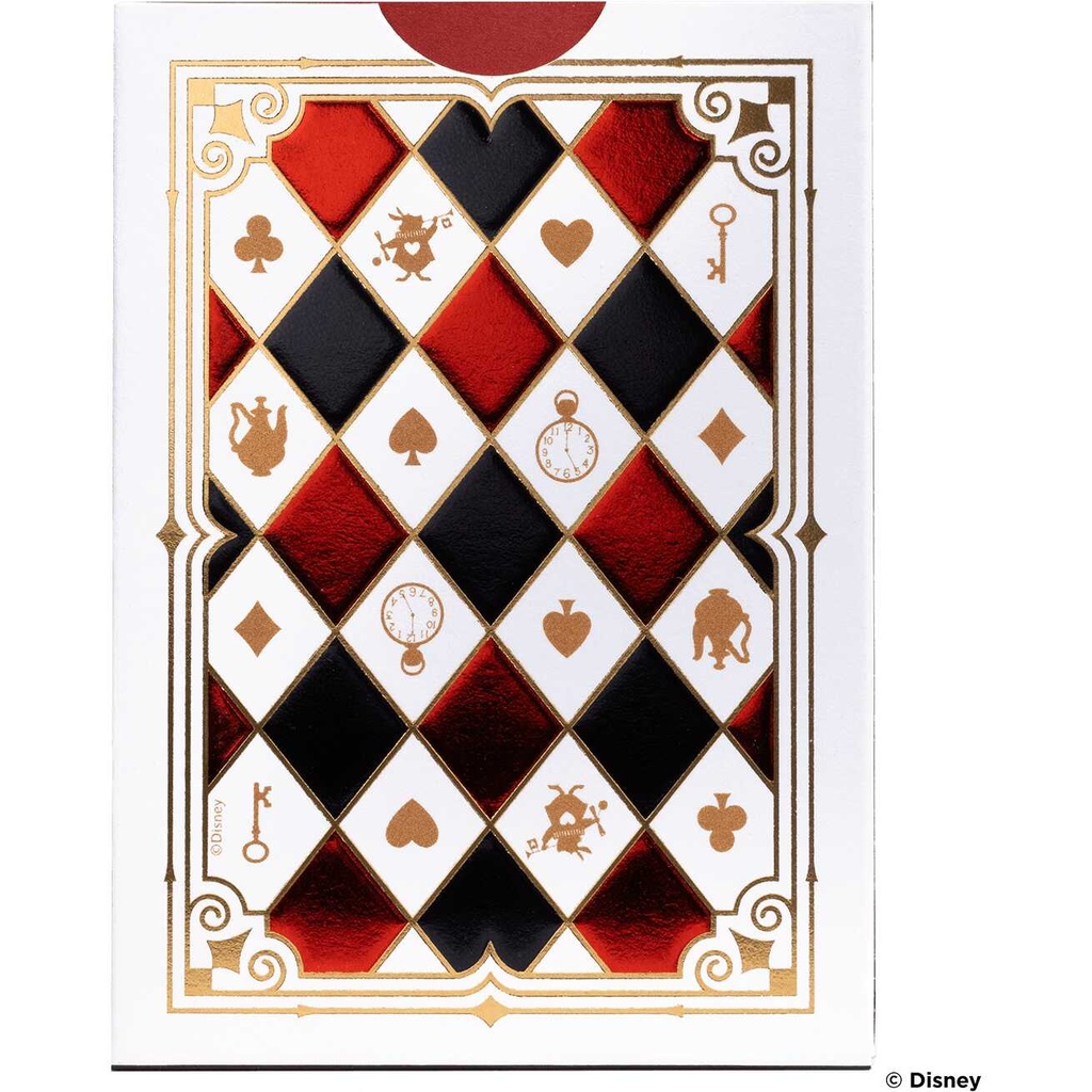 Playing Cards: Alice in Wonderland Cover Rear