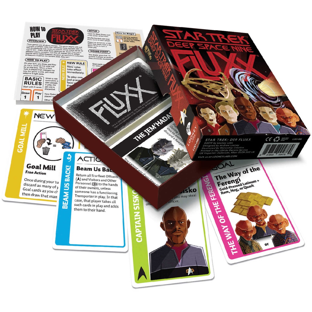 Fluxx - Star Trek DS9 Fluxx Components