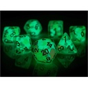 Sirius Dice - Dice Set - Lucky Charm Glowworm Glowing!